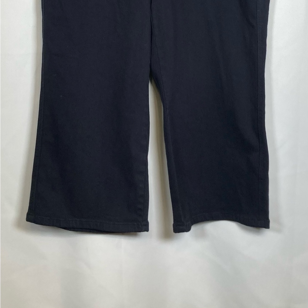 NWT Judy Blue “In the Navy” High Waist Wide Leg Cropped Denim Jeans Sz 16W - Picture 3 of 14